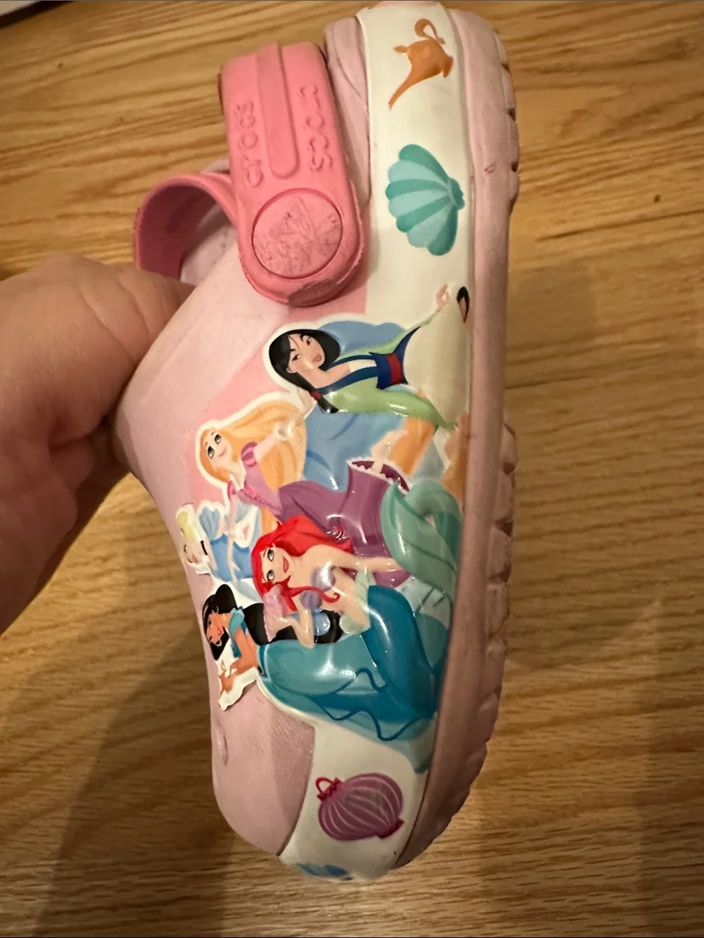 Girls' Pink Princess Clog Shoes - Kids